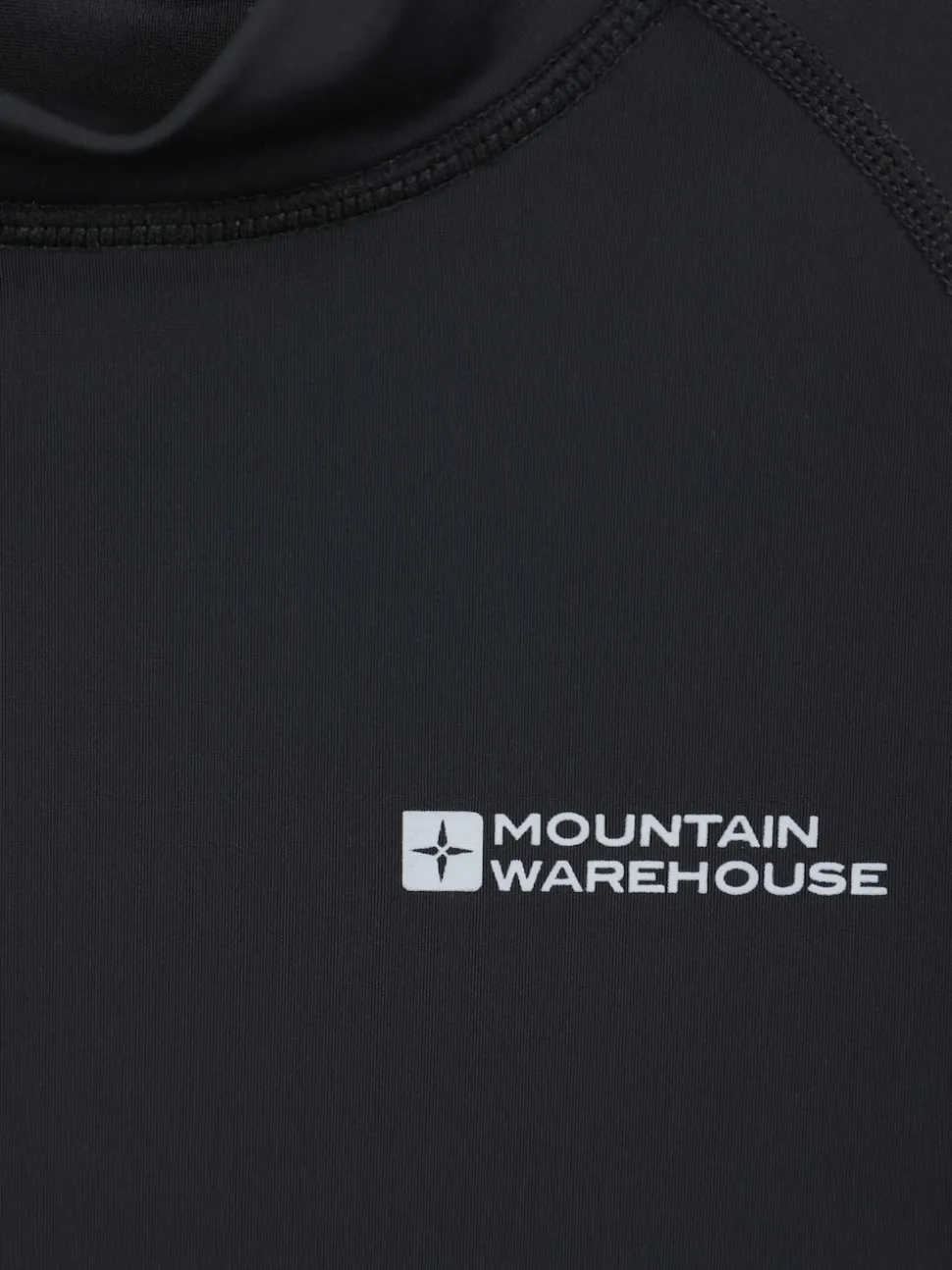 Mountain Warehouse Black Short Sleeved Rash Vest
