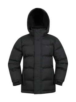 Mountain Warehouse Black Snow II Water Resistant Padded Jacket