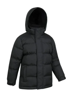 Mountain Warehouse Black Snow II Water Resistant Padded Jacket