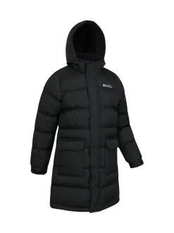 Mountain Warehouse Black Snow Water Resistant Fleece Lined Padded Jacket