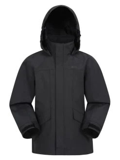 Mountain Warehouse Black Solar Waterproof Jacket