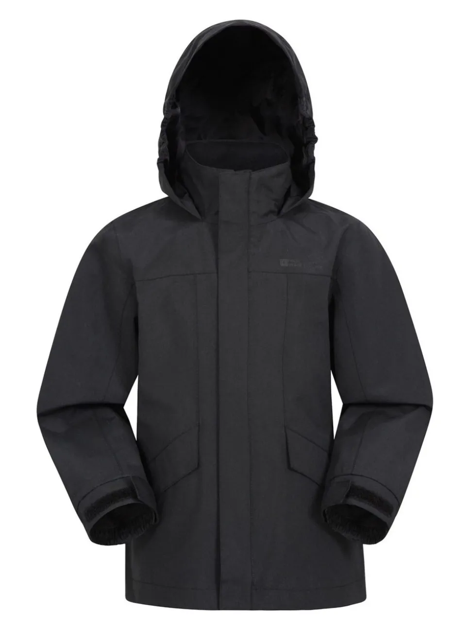 Mountain Warehouse Black Solar Waterproof Jacket
