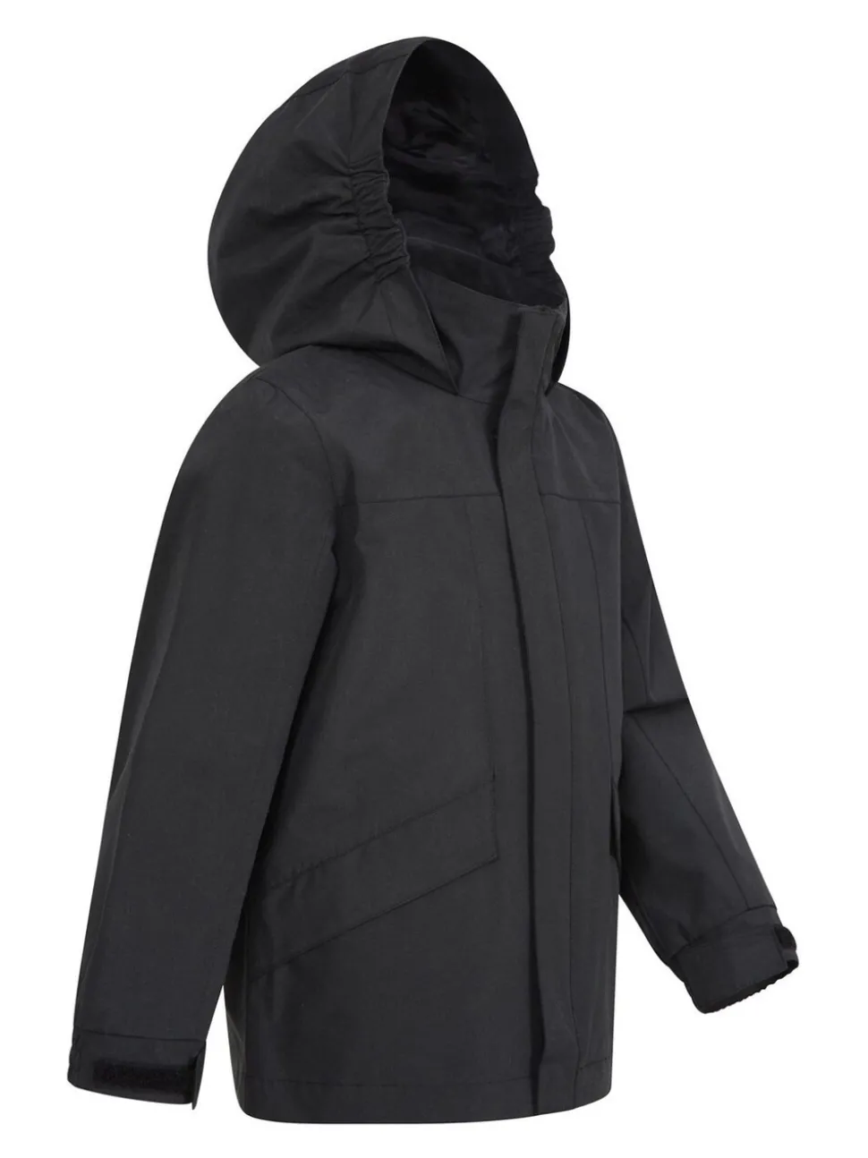 Mountain Warehouse Black Solar Waterproof Jacket