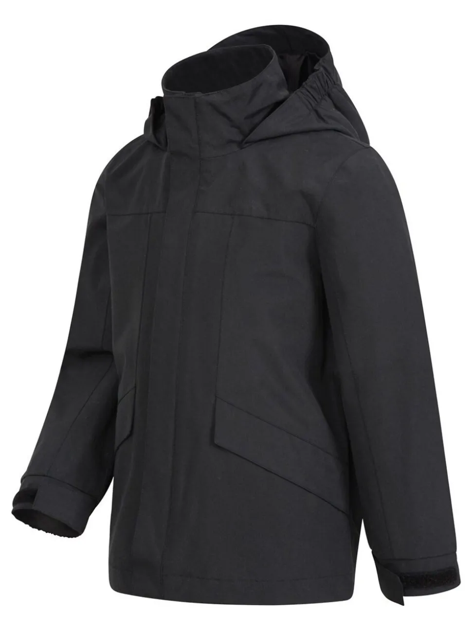Mountain Warehouse Black Solar Waterproof Jacket