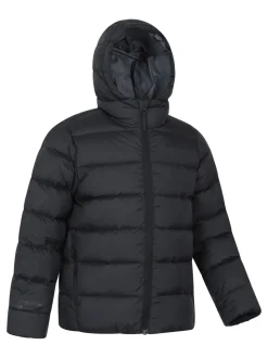 Mountain Warehouse Black Stratus Extreme Packable Down Jacket