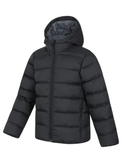 Mountain Warehouse Black Stratus Extreme Packable Down Jacket