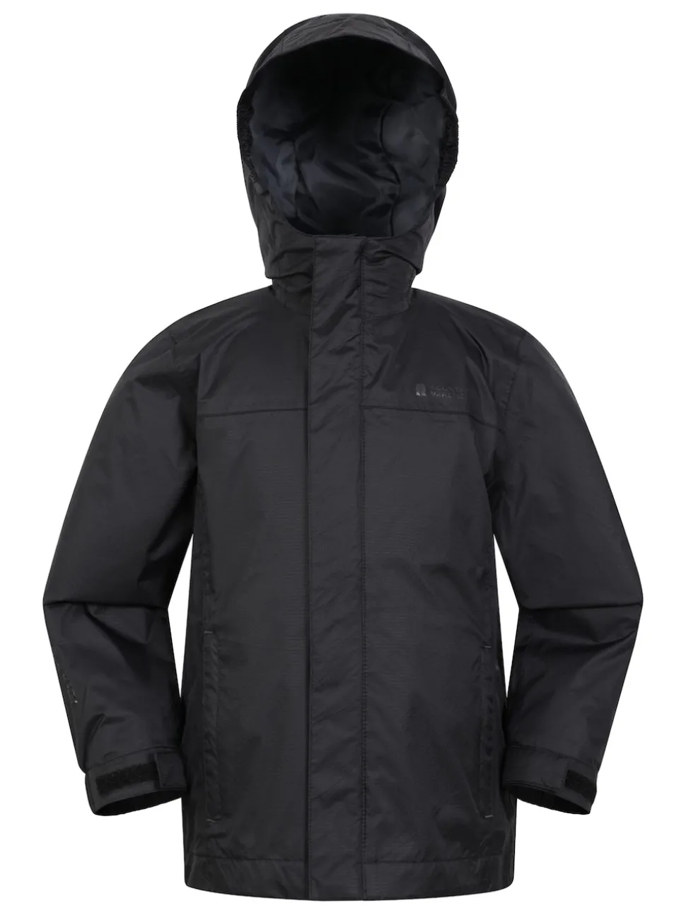 Mountain Warehouse Black Torrent Waterproof Jacket