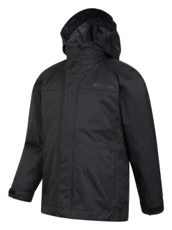 Mountain Warehouse Black Torrent Waterproof Jacket