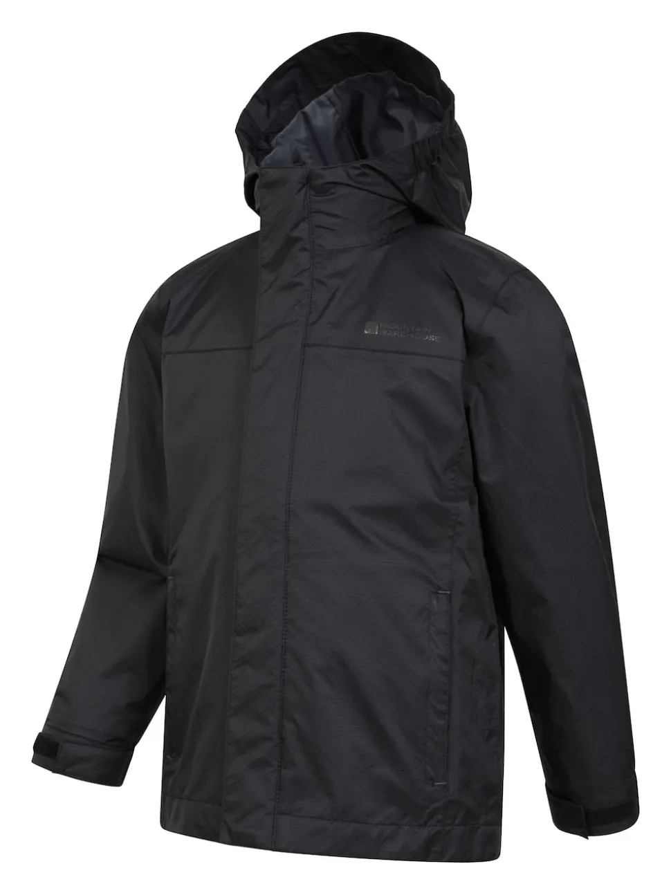 Mountain Warehouse Black Torrent Waterproof Jacket