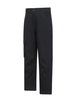 Mountain Warehouse Black Winter Trek Fleece Lined Trousers