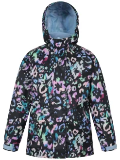 Mountain Warehouse Blue Aries Printed Waterproof 3-in-1 Jacket