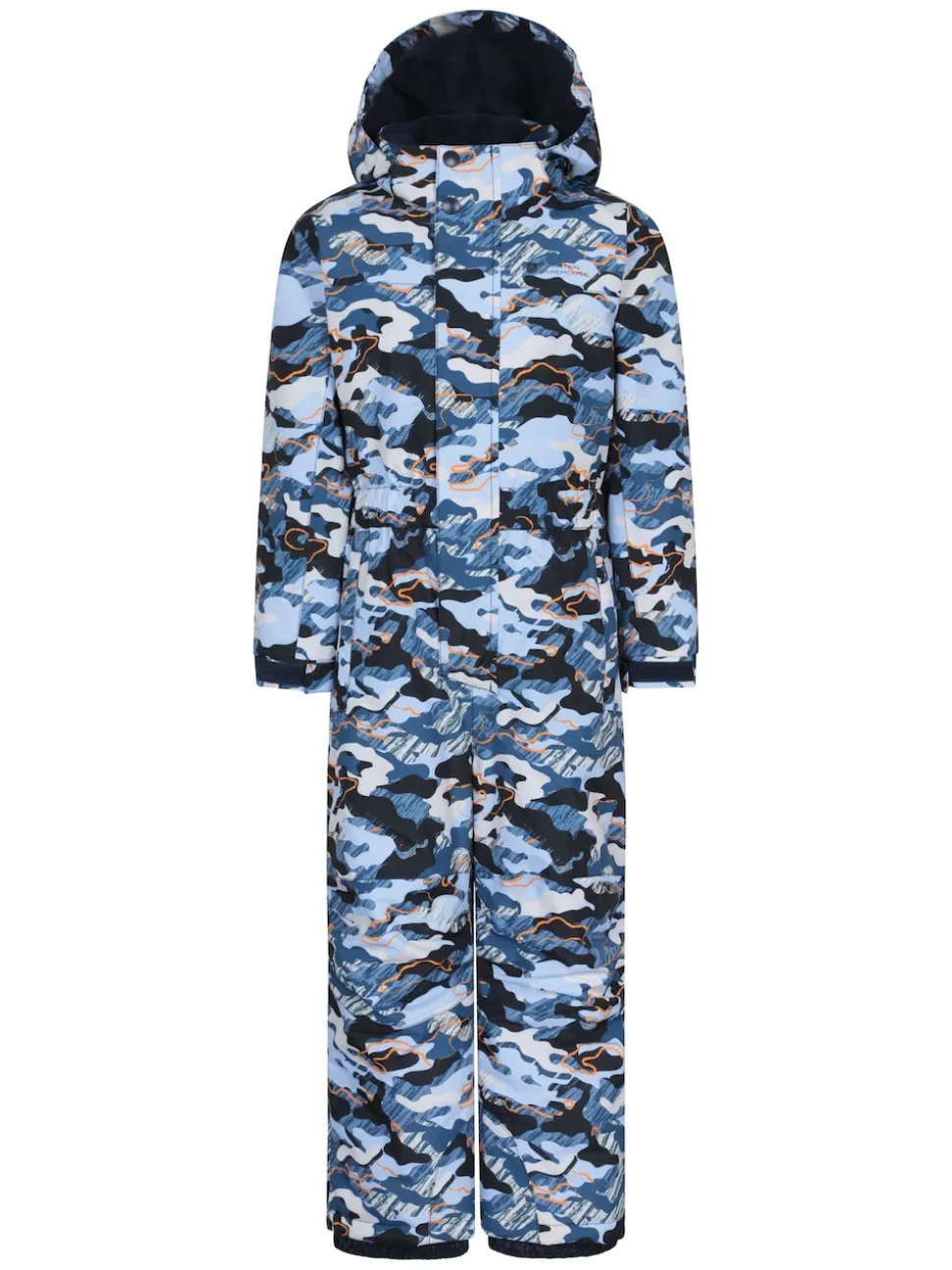 Mountain Warehouse Blue Cloud Printed All in One Waterproof Snowsuit