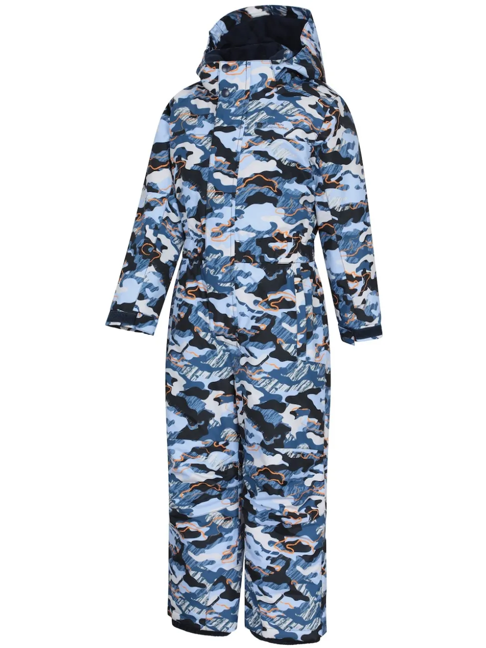 Mountain Warehouse Blue Cloud Printed All in One Waterproof Snowsuit