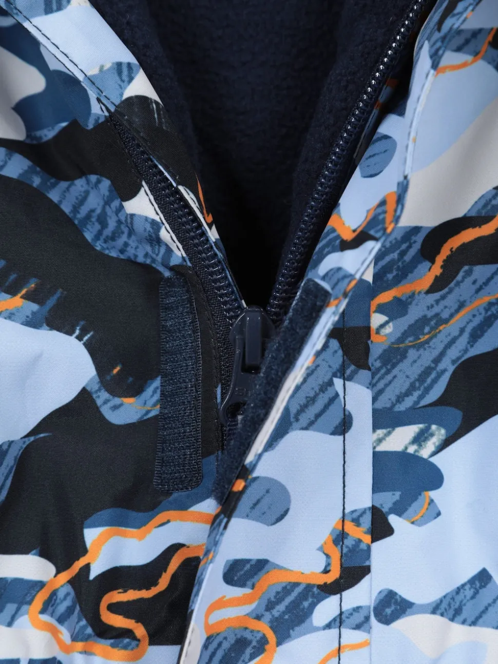 Mountain Warehouse Blue Cloud Printed All in One Waterproof Snowsuit