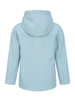 Mountain Warehouse Blue Exodus Kids Water Resistant Softshell Jacket