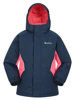 Mountain Warehouse Blue Fleece Lined Snow Ski Jacket And Trousers Set
