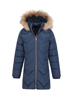 Mountain Warehouse Blue Galaxy Water Resistant Long Padded Jacket