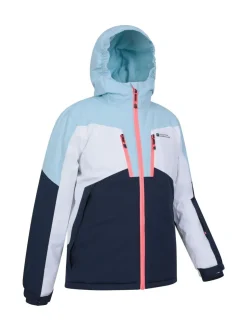 Mountain Warehouse Blue Kids Galactic II Extreme Waterproof Ski Jacket