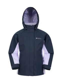 Mountain Warehouse Blue Kids Shelly II Waterproof Jacket