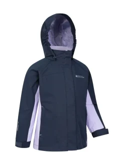 Mountain Warehouse Blue Kids Shelly II Waterproof Jacket