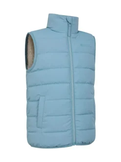 Mountain Warehouse Blue Kids Rocko Water Resistant Padded Gilet