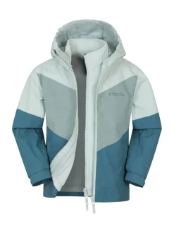 Mountain Warehouse Blue Lightning II 3 in 1 Waterproof Jacket