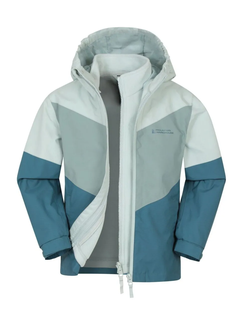 Mountain Warehouse Blue Lightning II 3 in 1 Waterproof Jacket
