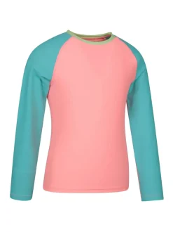 Mountain Warehouse Blue Light Long Sleeve Rash Vest