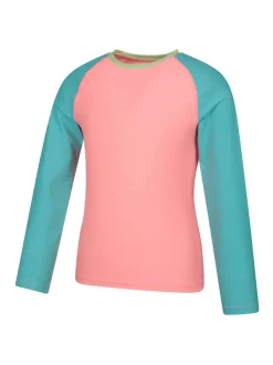 Mountain Warehouse Blue Light Long Sleeve Rash Vest