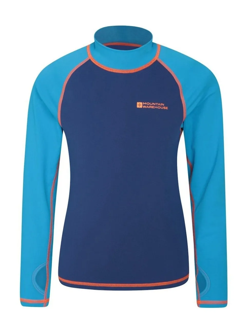 Mountain Warehouse Blue Long Sleeve Rash Vest