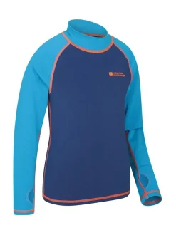 Mountain Warehouse Blue Long Sleeve Rash Vest