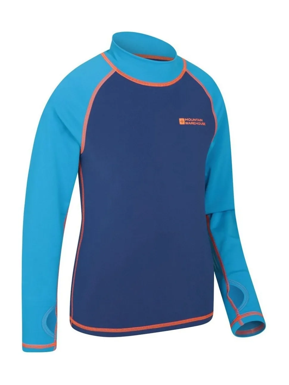 Mountain Warehouse Blue Long Sleeve Rash Vest