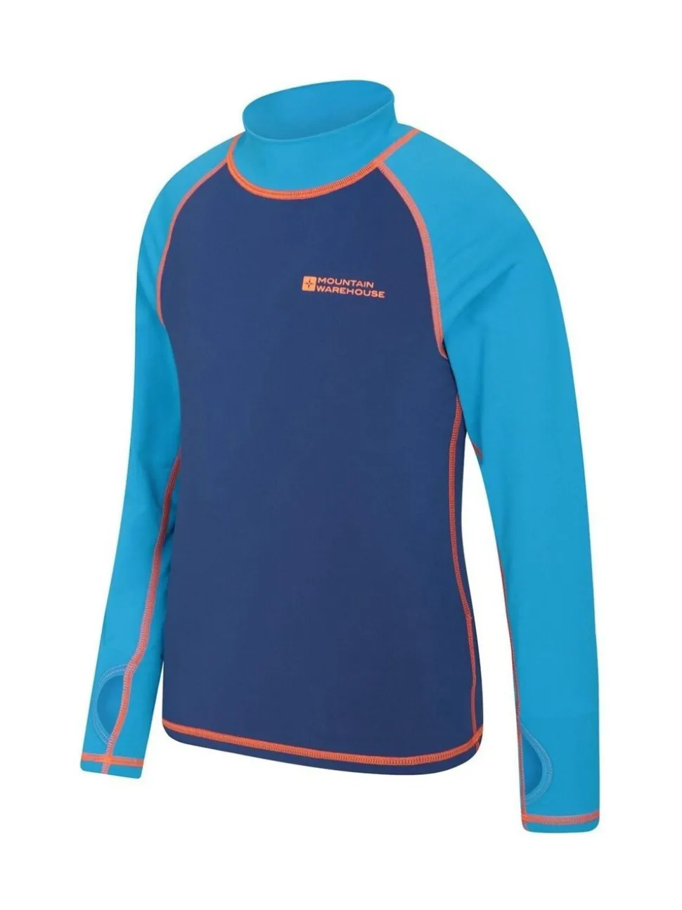 Mountain Warehouse Blue Long Sleeve Rash Vest