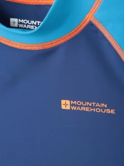 Mountain Warehouse Blue Long Sleeve Rash Vest