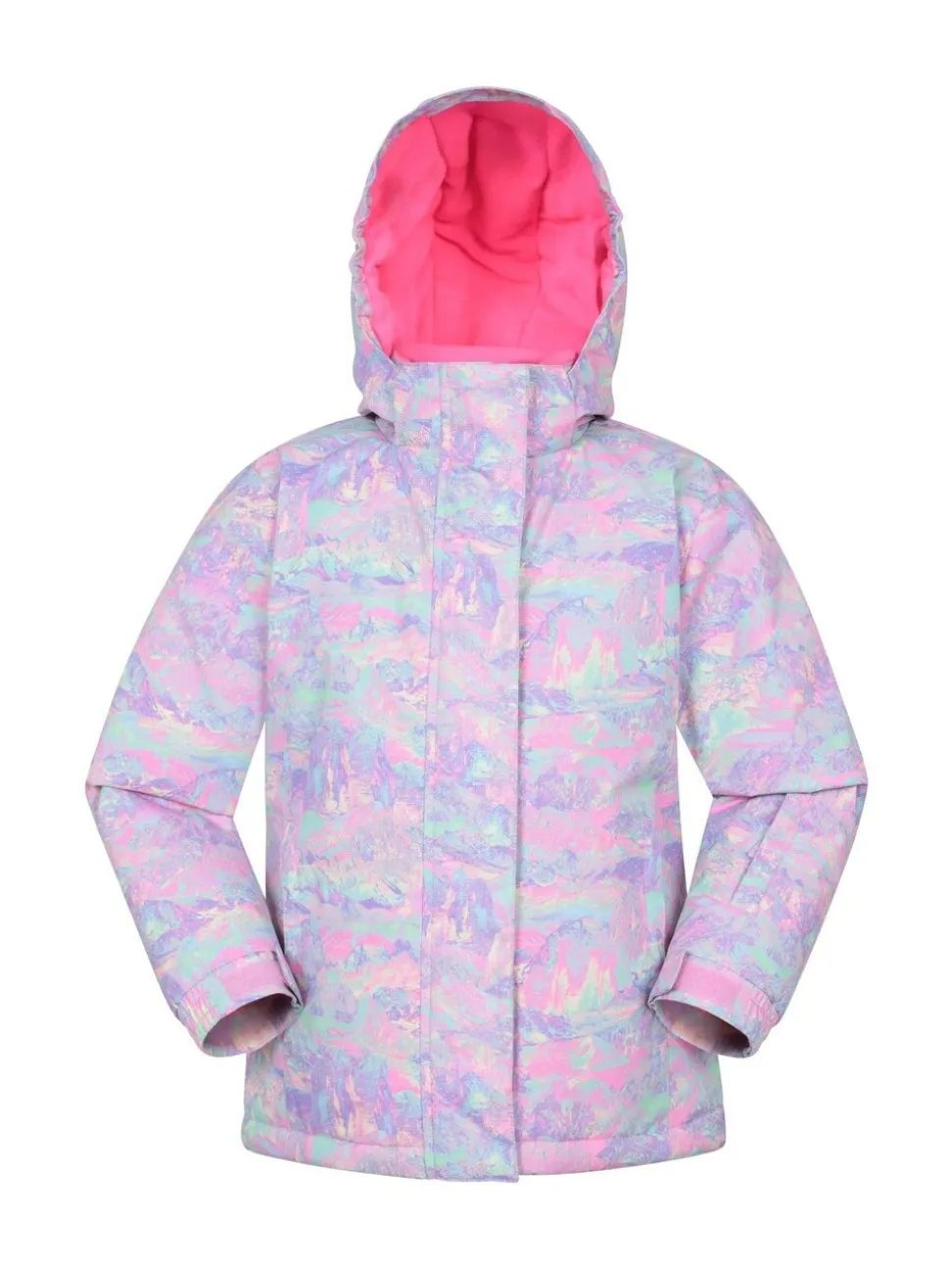 Mountain Warehouse Blue Marl Snowdrop Printed Ski Jacket