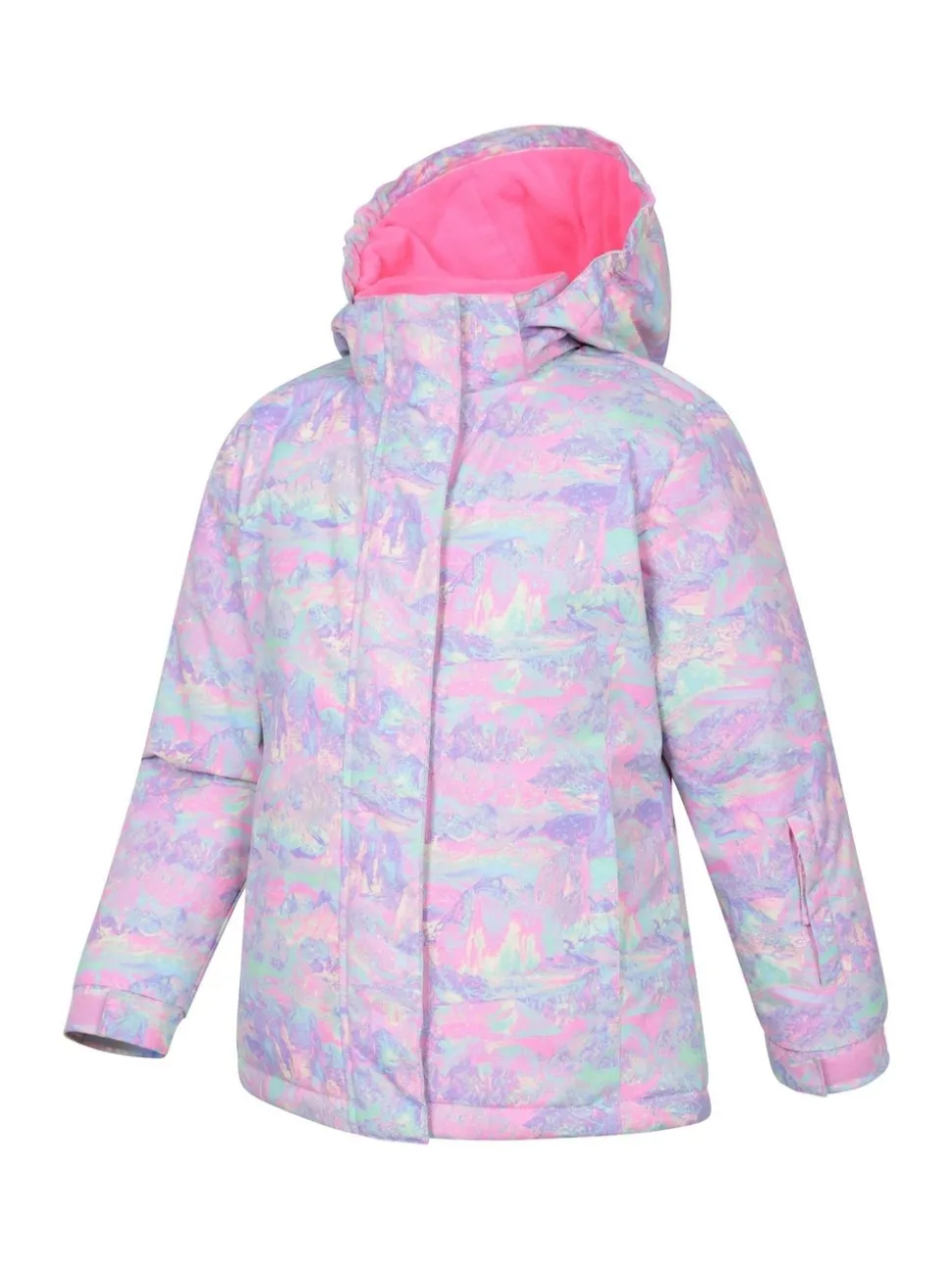Mountain Warehouse Blue Marl Snowdrop Printed Ski Jacket