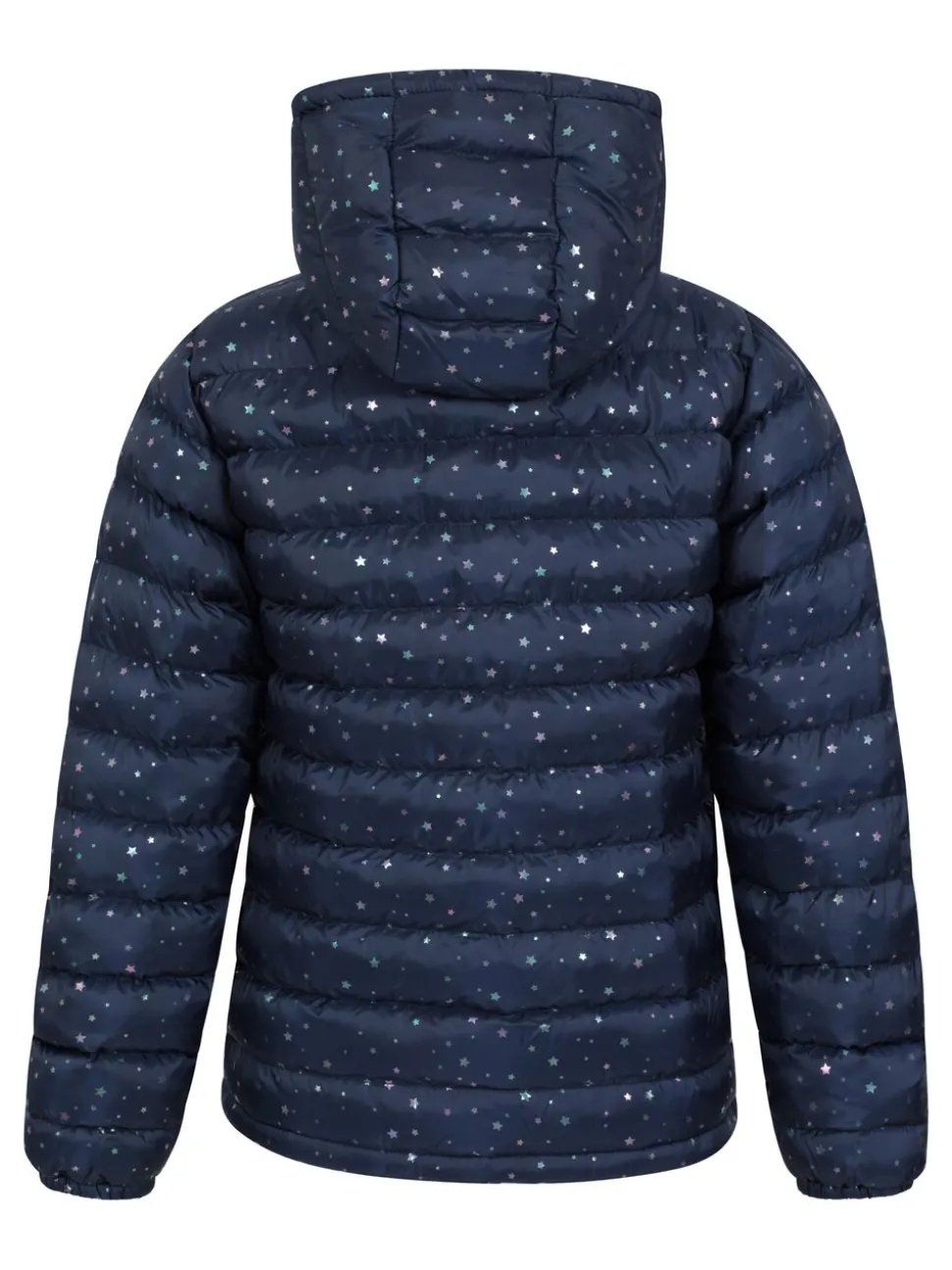 Mountain Warehouse Blue Navy Seasons Printed Water-Resistant Padded Jacket