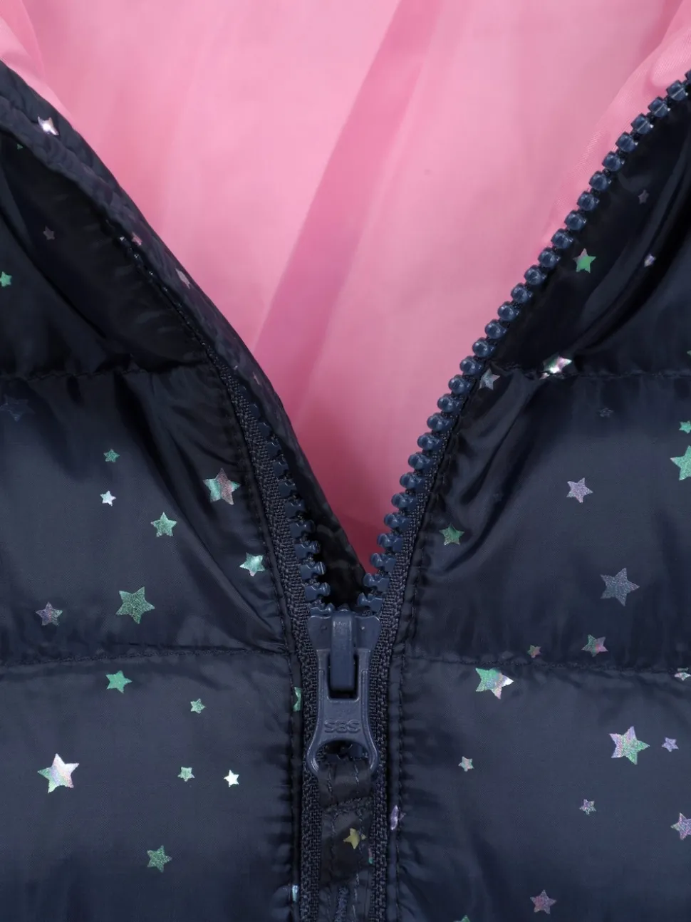 Mountain Warehouse Blue Navy Seasons Printed Water-Resistant Padded Jacket