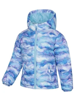 Mountain Warehouse Blue Seasons Printed Water-Resistant Padded Jacket