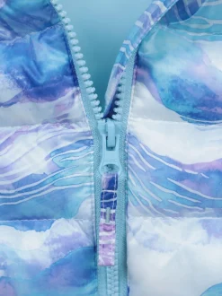 Mountain Warehouse Blue Seasons Printed Water-Resistant Padded Jacket