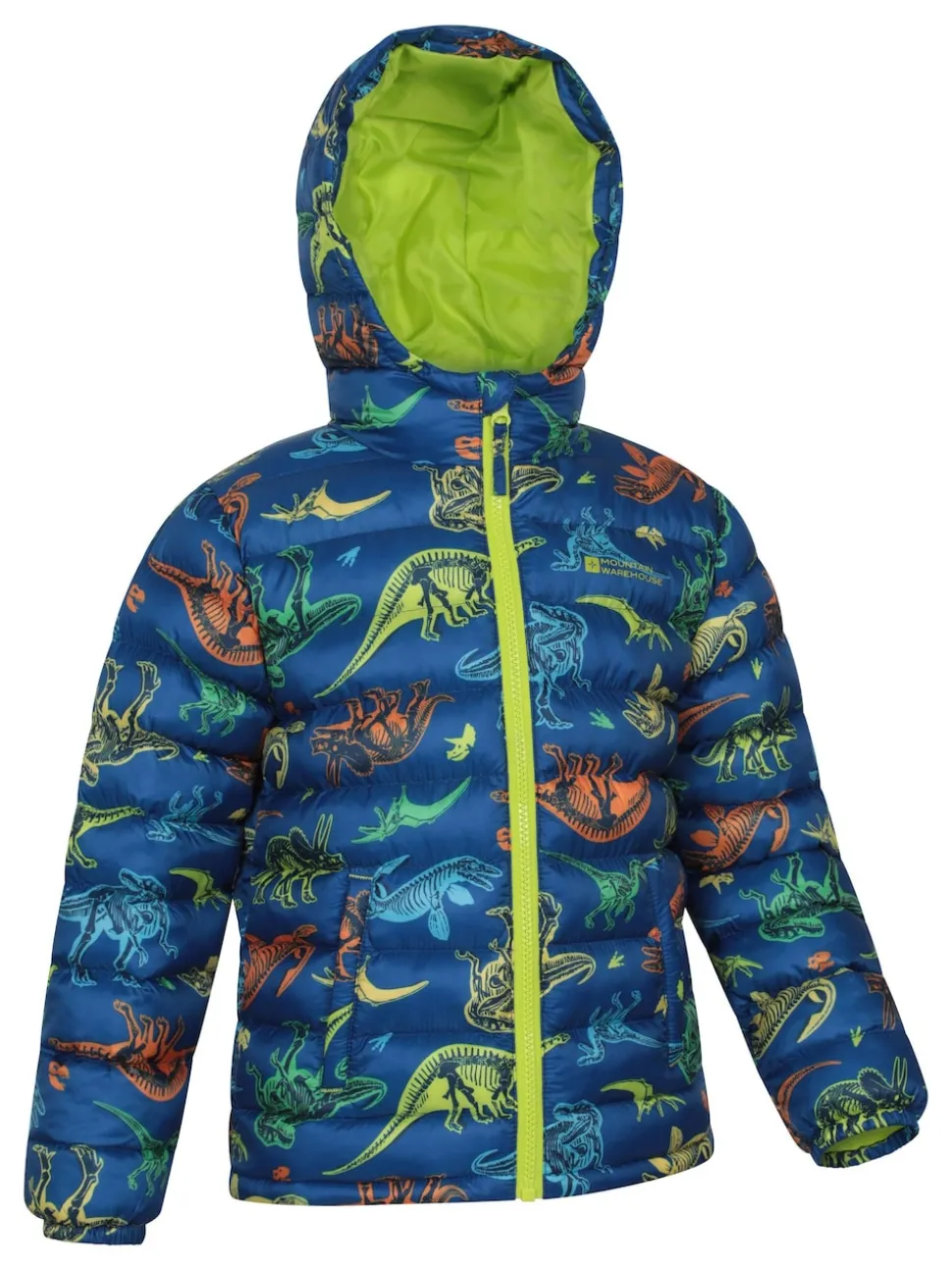 Mountain Warehouse Blue Seasons Printed Water-Resistant Padded Jacket
