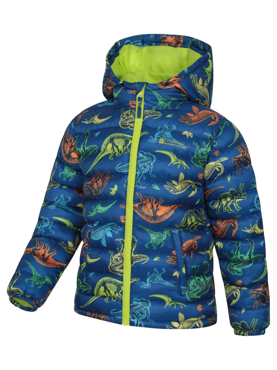 Mountain Warehouse Blue Seasons Printed Water-Resistant Padded Jacket