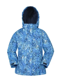 Mountain Warehouse Blue Snowdrop Printed Ski Jacket