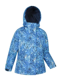 Mountain Warehouse Blue Snowdrop Printed Ski Jacket