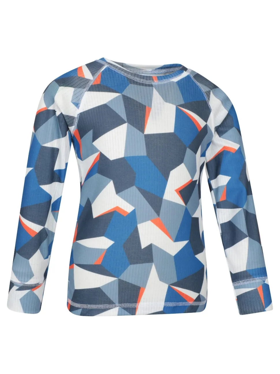 Mountain Warehouse Blue Talus Printed Baselayer-Top & Pants Set