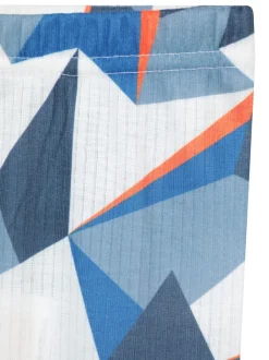 Mountain Warehouse Blue Talus Printed Baselayer-Top & Pants Set