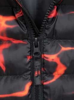 Mountain Warehouse Bright Orange Seasons Printed Water-Resistant Padded Jacket