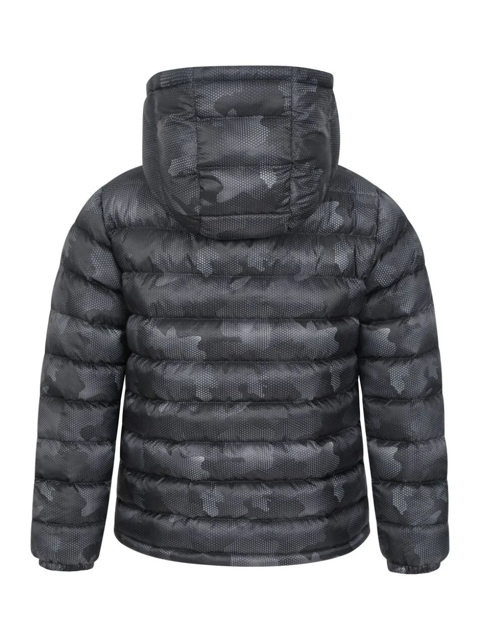 Mountain Warehouse Dark Black Seasons Printed Water-Resistant Padded Jacket