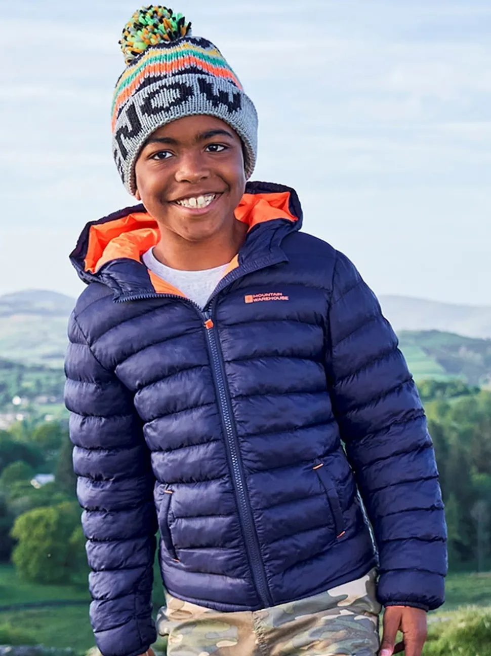 Mountain Warehouse Dark Blue Seasons II Water-Resistant Padded Jacket