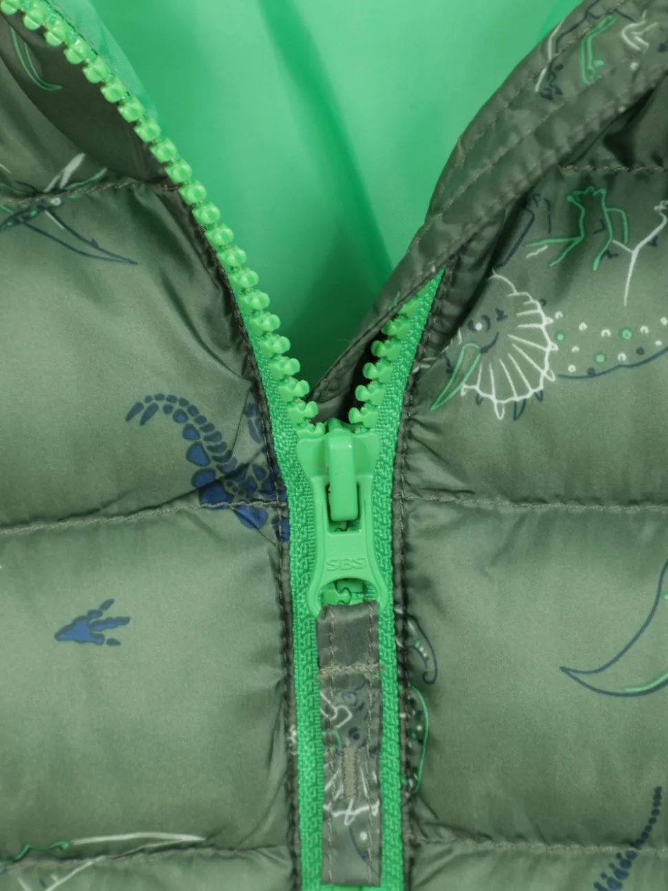 Mountain Warehouse Dark Green Seasons Printed Water-Resistant Padded Jacket
